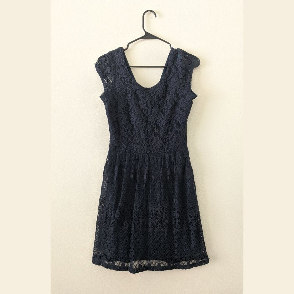 Maison Jules Black Laced Dress M